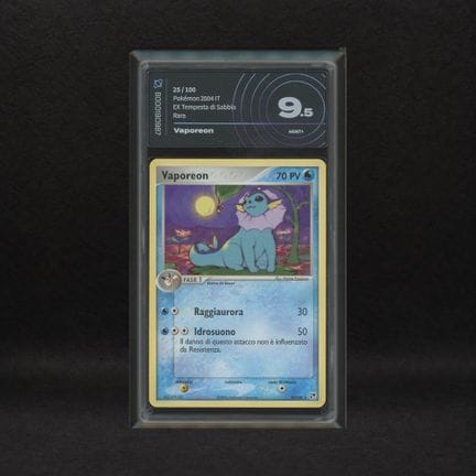Vaporeon #25, EX Sandstorm [ITA] 2004   
A stunnin