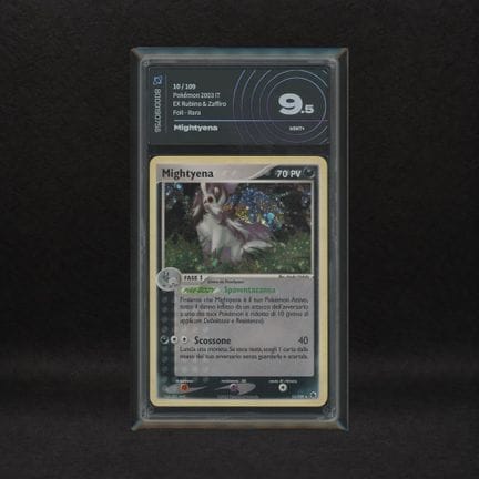 Mightyena #10 Holo (Swirl), EX Ruby and Sapphire [