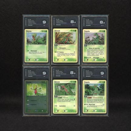 Hoenn Reverse Holo Starter Set: Treecko #75-76, Gr
