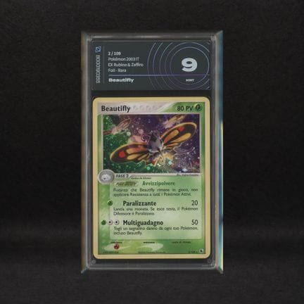 Beautifly #2 Holo, EX Ruby and Sapphire [ITA] 2003
