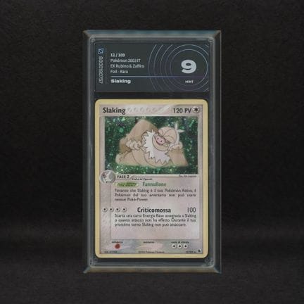Slaking #12 Holo, EX Ruby and Sapphire [ITA] 2003 