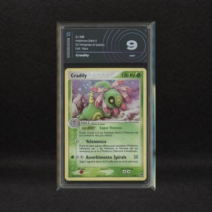 Cradily #3 Holo (Swirl), EX Sandstorm [ITA] 2004  