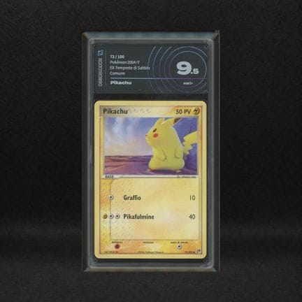 Pikachu #72, EX Sandstorm [ITA] 2004   
An iconic 