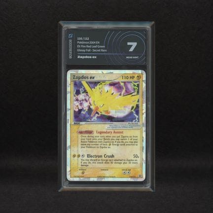 Zapdos ex #116 Cracked Ice Holo - Secret, EX FireR