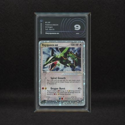 Rayquaza ex #97 Holo, EX-Drache [ENG] 2003   
Als 