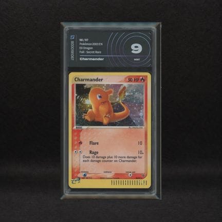 Charmander #98 Holo (Swirl) – Secret, EX Dragon [E