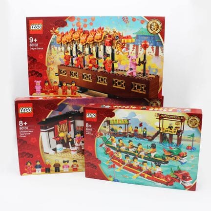 LEGO 80101, 80102 et 80103 – Lot « Chinese Festiva