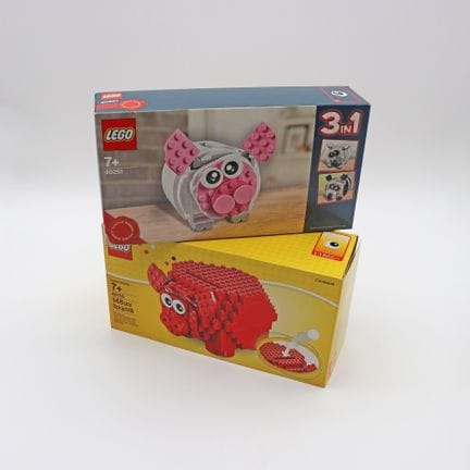 Tirelires LEGO – Lot de deux séries 2015 – 2017   