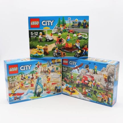 LEGO 60134, 60153, 60202 – City People Pack Lot 20
