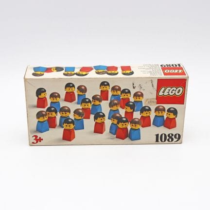 LEGO 1089 × 2 – Lot de figurines Dacta Basic 1985 