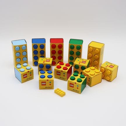 Mini-briques de rangement LEGO – Lot de treize piè