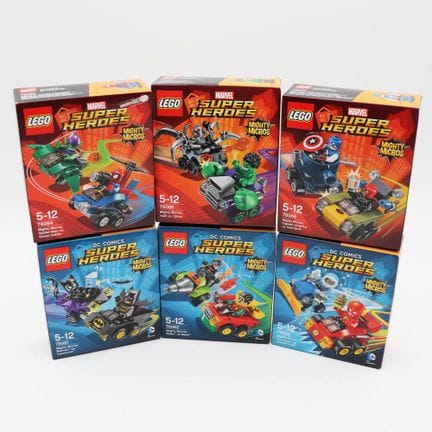 LEGO Mighty Micros : série complète de six sets de