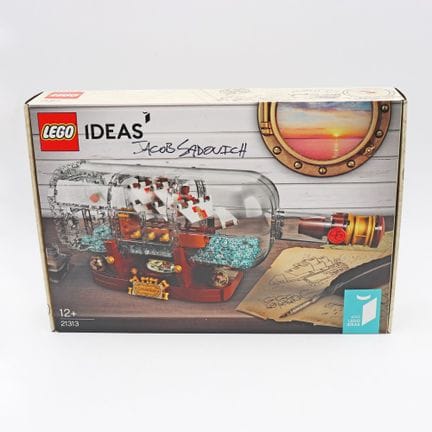 LEGO 21313 – Ship in a Bottle (Signed) 2018   39 x
