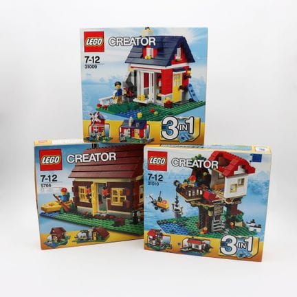 LEGO Creator 3-in-1 Houses – Three-Set Lot 2011–20