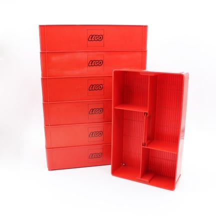 Lot de bacs de rangement LEGO bin06pb01x7, années 