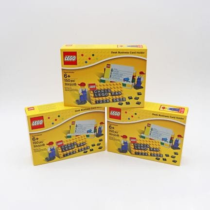LEGO 850425 ×3 – Porte-cartes de visite de bureau,