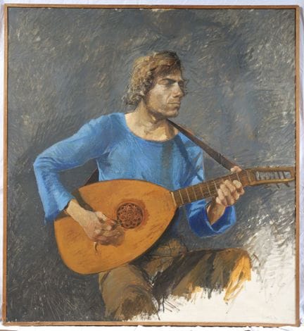 CARL TIMNER

Lute Player, 1971  Oil on canvas, 120