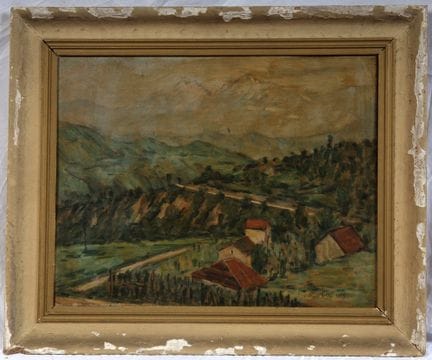 RINO VILLA

Valley Landscape   Oil on plywood, 47 