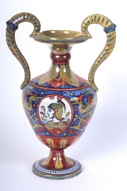 Lustered ceramic vase, first half of the 20th cent