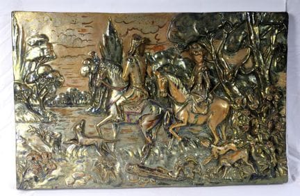 RICCARDO GATTI

High-relief ceramic plate with a m