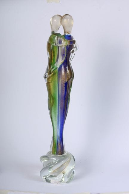 Lovers - Submerged Murano Glass Sculpture from the