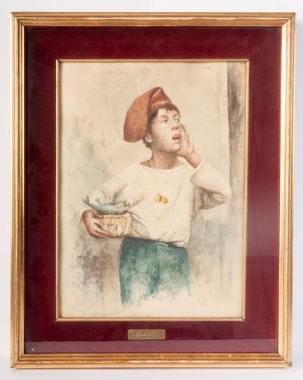 VINCENZO IROLLI

Street urchin   Watercolor on pap