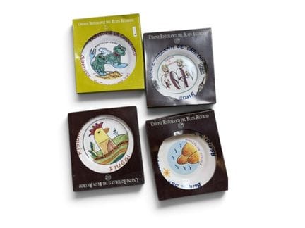 Good Memory Plate - Set of Twelve Plates    diamet