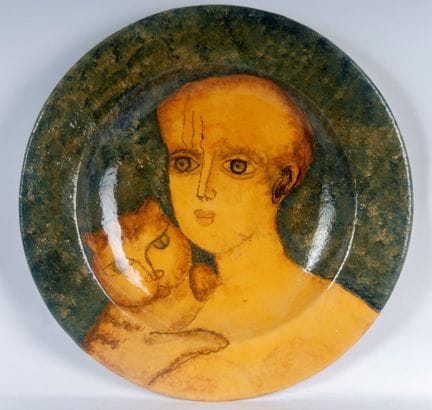 FRANCO GENTILINI

Polychrome ceramic plate from th