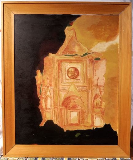 GIUSEPPE SANNA

Cathedral Facade   Oil on canvas, 