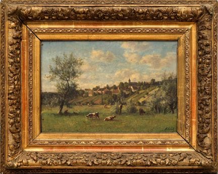 Adrien SCHULZ (1851-1931)
Los pastos
Óleo sobre li