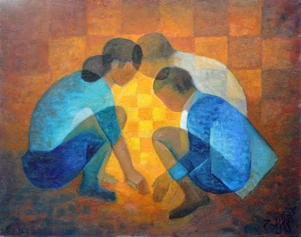 Louis TOFFOLI (1907-1999)
Mosaico - hacia 1975
Óle