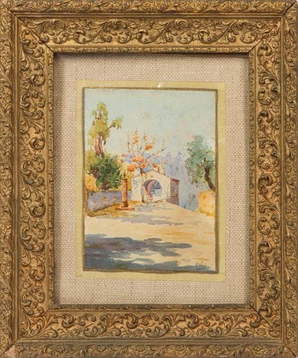 Jean VILLERI (1896-1982)
La pequeña capilla
Acuare