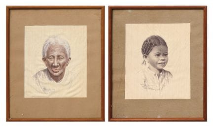 Joseph RAMAMANKAMONGJY (1898-1984)
Niña / Anciana 