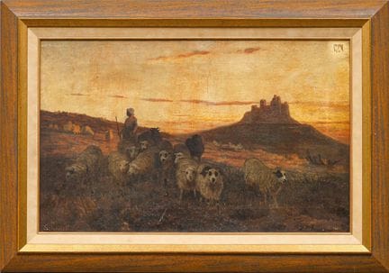 August-Friedrich SCHENCK (1828-1901)
Rebaño de ove