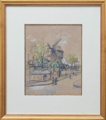 Gustave MADELAIN (1867-1944)
Montmartre, el molino