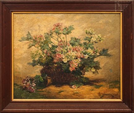 Georges JEANNIN (1845-1921)
Ramo de flores del cam