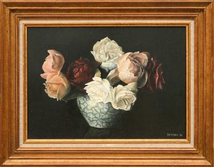 Philippe DESTORS (nacido en 1956)
Jarrón con flore
