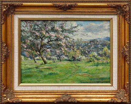 Ernest G. MARCHÉ (1864-1932)
Manzanos en flor
Óleo
