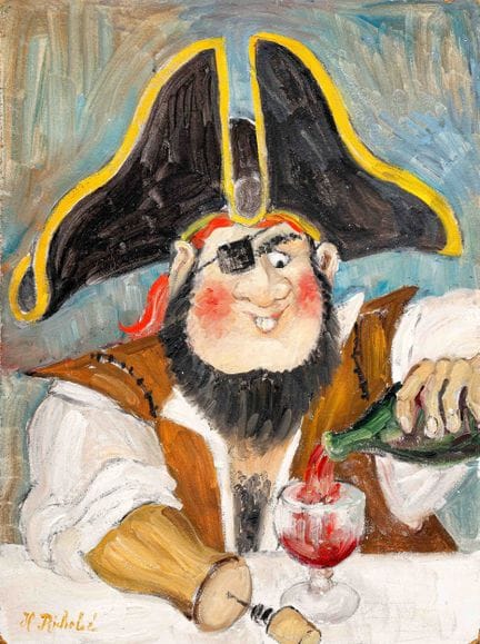Horace RICHEBÉ (1871-1964)
El capitán Crochet
Óleo