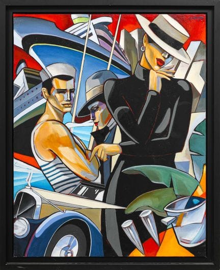 Stéphane GISCLARD (nacido en 1966)
Piez
Óleo sobre
