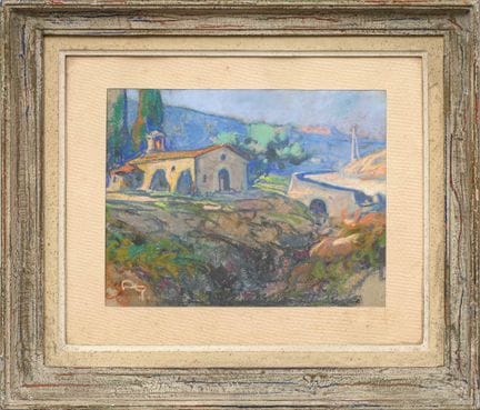Louis FORTUNEY (1875-1951)
Capilla en Provenza
Pas