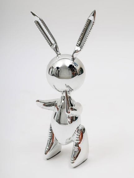 杰夫·昆斯（Jeff KOONS，生于1955年），根据 
- 《银兔》
锌合金版画
Studio 