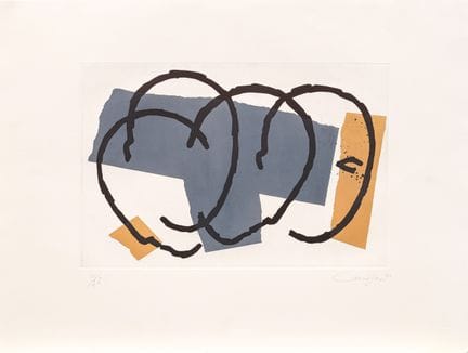 Rafael CANOGAR (geb. 1935)
Gesichter – 1990
Farbig