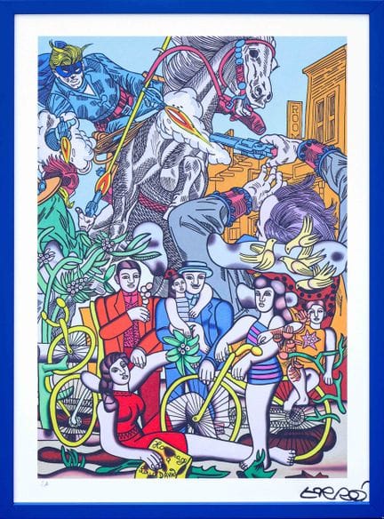 Gudmundur ERRO (geb. 1932)
Hommage an Louis David
