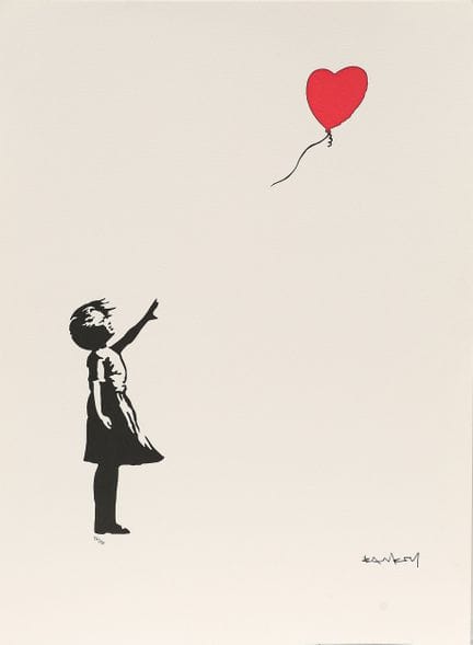 BANKSY (né en 1974), d’après
- Girl with balloon (