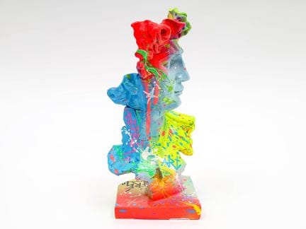 DEFRE（1982年出生）
大卫
树脂雕塑上的丙烯画
独一无二的作品
在底座上签名
高：27；宽：
