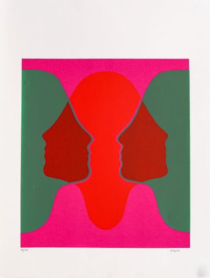 Roy ADZAK (1927–1987)
Farbige Profile – um 1970
Fa