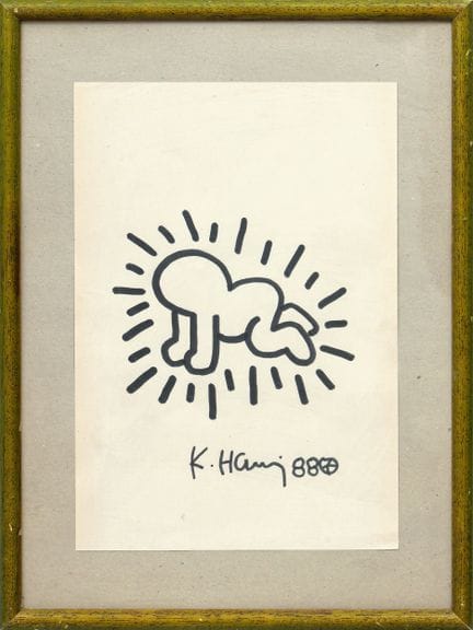 Keith HARING (1958-1990), d’après 
- Radiant Baby 