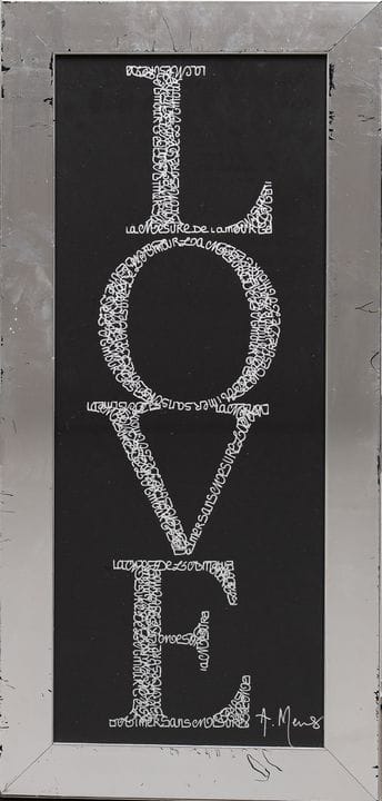 Athena MENEKRATIS (née en 1978)
Love
Calligraphie 