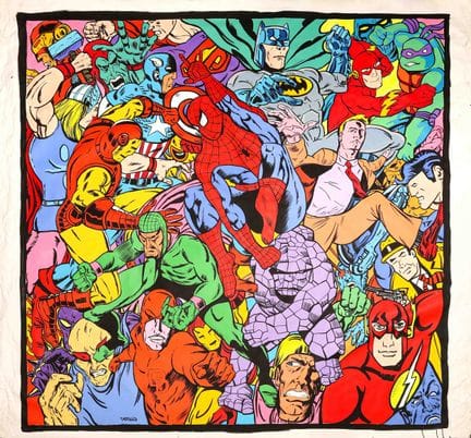 VERSUS (geb. 1963)
Comics
Acryl auf Leinwand (frei